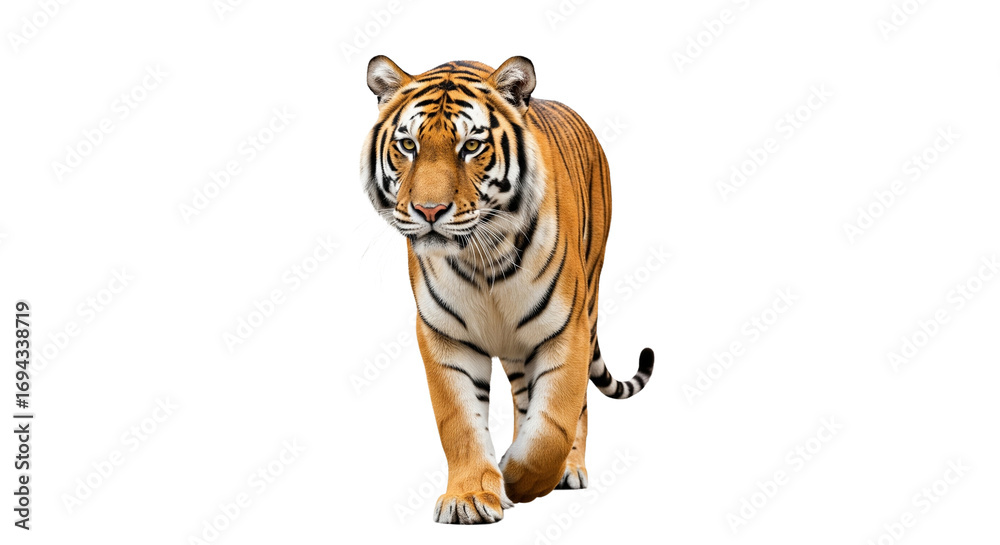 Fototapeta premium Tiger transparent PNG background