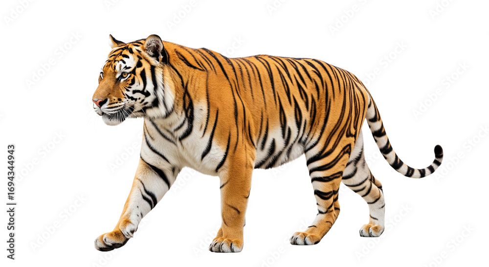 Fototapeta premium Tiger transparent PNG background