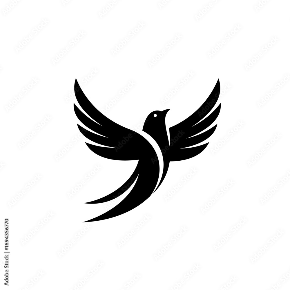 Fototapeta premium Black heart icon within a drop shape, symbolizing donation, care, love, and health. A minimalist graphic illustration for medical, charity, or emotional concepts and campaigns