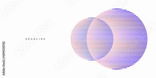 Abstract geometric technological background. Vector creative design.