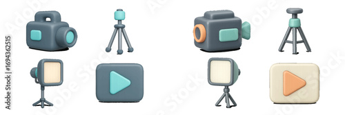 Creative media equipment and playback symbols for digital content and streaming