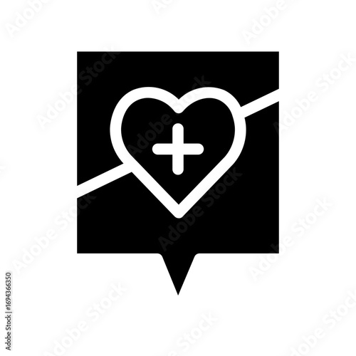 chat glyph icon