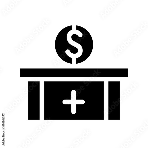 donation glyph icon