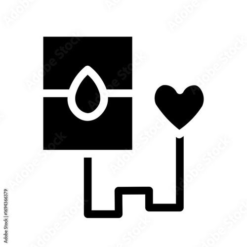 donation glyph icon