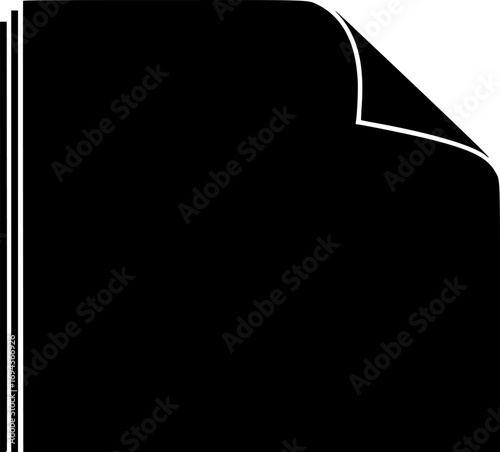 Peel off icon vector graphics