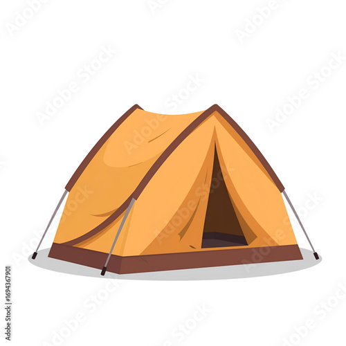 tent on white background