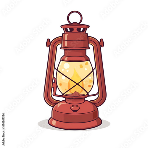 antique oil lamp