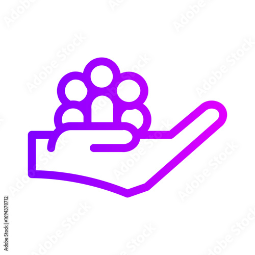 people gradient icon