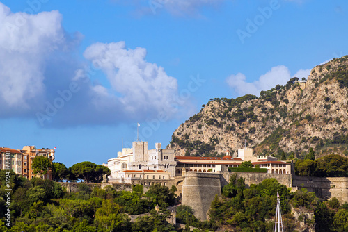 The Prince's palace of Monaco in residence building of Grimaldi family