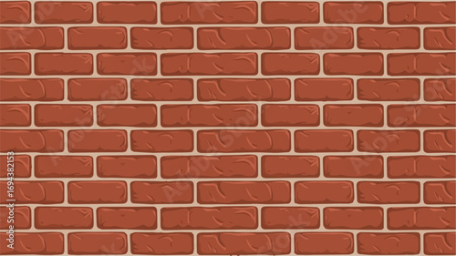 Create a kinds of deferent Brick wall background, red brick texture seamless pattern vector art with white background.