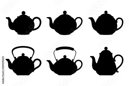 silhouette teapot kettle kitchen drinkware
