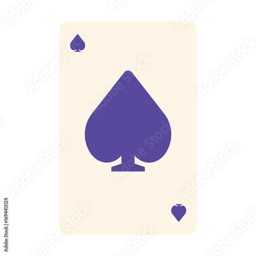 playing card spades illustration