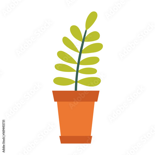 plant in pot illustration