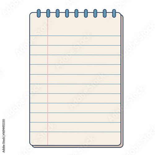 Line Page Memo Notes Book Loose Leaf Paper Illustration