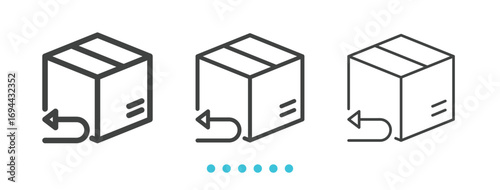 insurance icon. Thin line icon vector