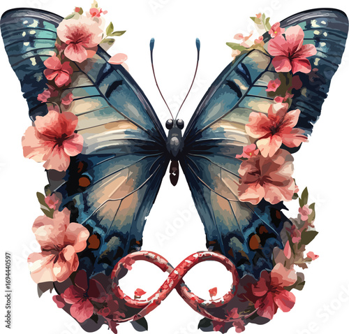 A colorful monarch butterfly with delicate orange wings rests on a vibrant flower in the summer sun, a beautiful example of nature's winged insects