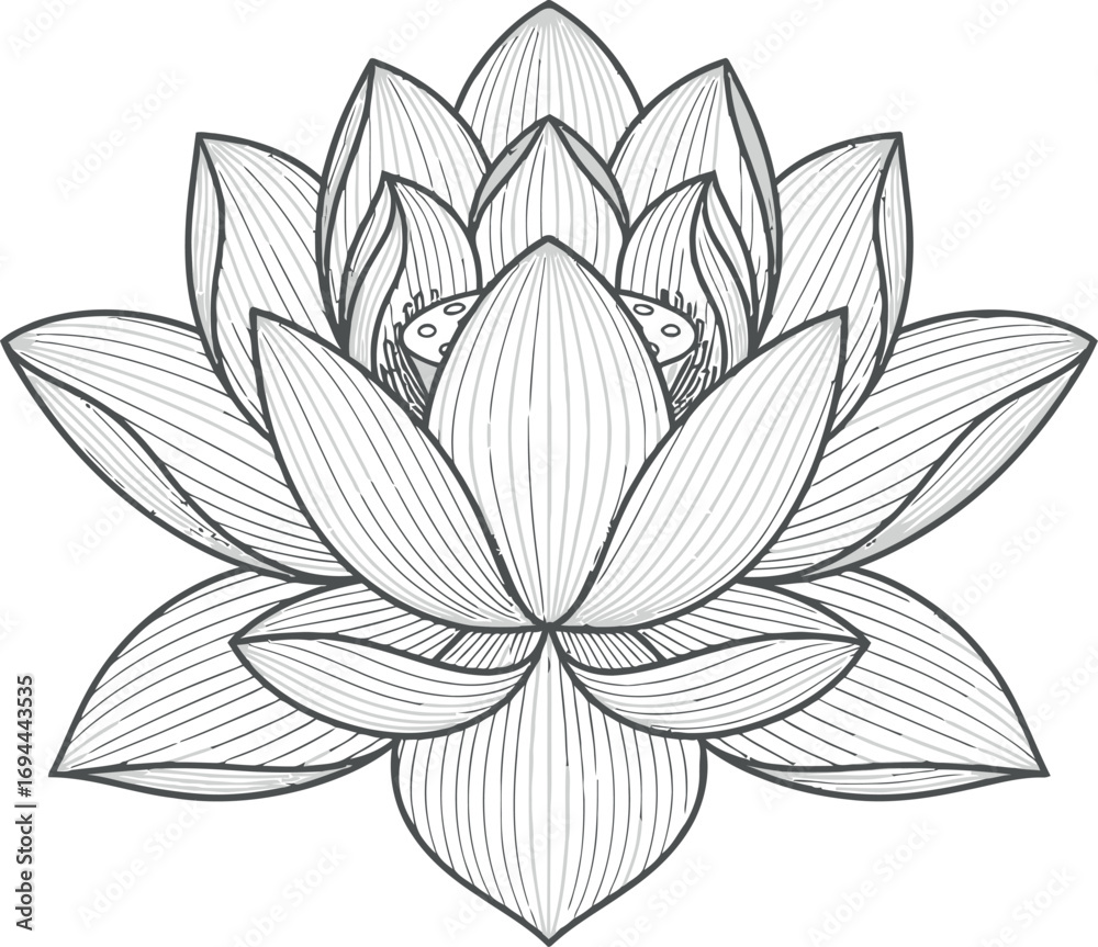 Fototapeta premium Red Phoenix Line Art Vector Illustration