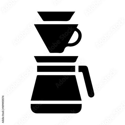 Pour-Over Coffee Brewing Setup