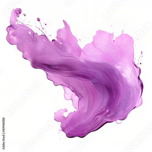 purple paint splashes