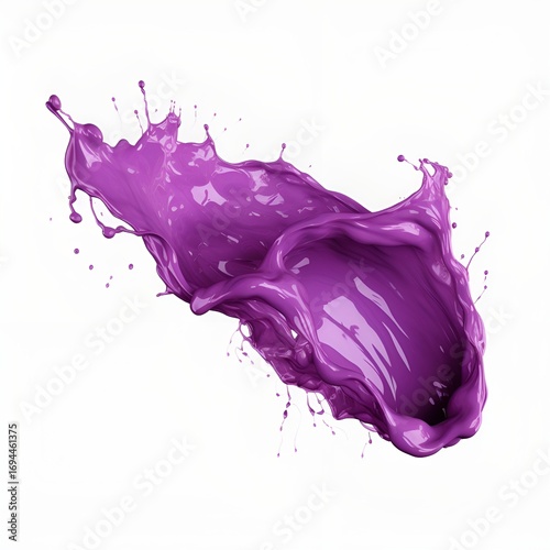 purple paint splashes