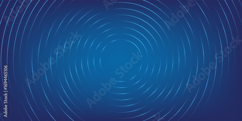 Bright blue dynamic abstract vector background with diagonal lines. 3d cover of business presentation banner for sale event night party. Fast moving soft circle wave line stripe decoration