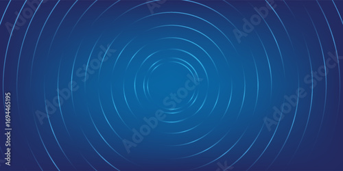 Bright blue dynamic abstract vector background with diagonal lines. 3d cover of business presentation banner for sale event night party. Fast moving soft circle wave line stripe decoration