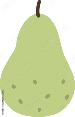 pear cartoon illustration