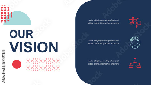 Work Process Presentation with Percentage Indicators