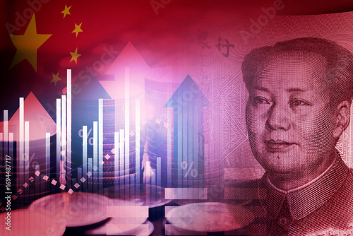 Photography China industrial development , business investment , stock market