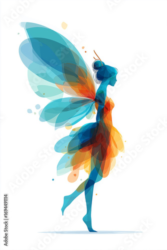Angel, Tinkerbell, wings, Peter Pan, fairy, magic, magician, bird, illustration, woman, flower, feather, drawing, angel, cartoon, dress, butterfly, art, beauty, spring, wing, fly, symbol, colorful