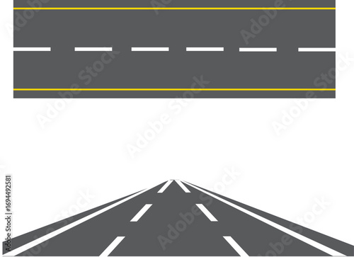 The asphalt road street,
Straight road ahead, Pure Detailed Road, 
