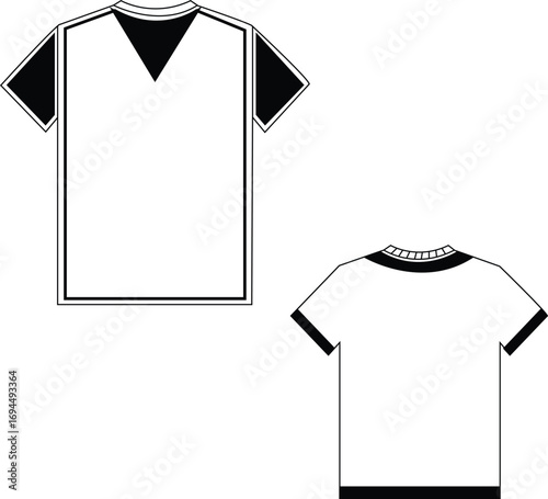 Shirt Mockup for Product Design - T-shirt Template for Logo Placement and Branding
