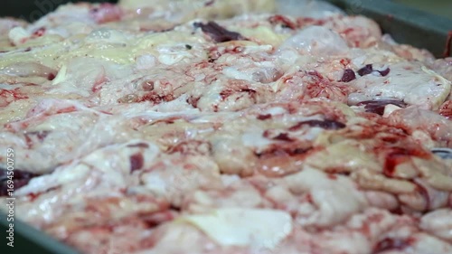  deboning of meat, beef deboning  on the factory