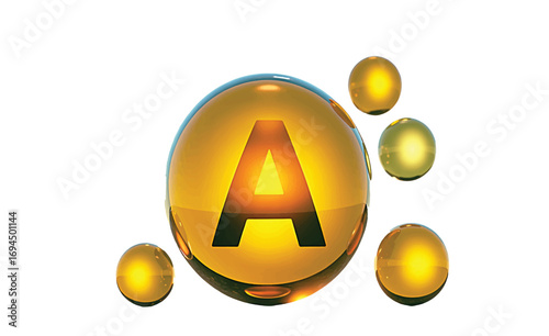 Vitamin A Illustration Essential Nutrient for Health and Wellness