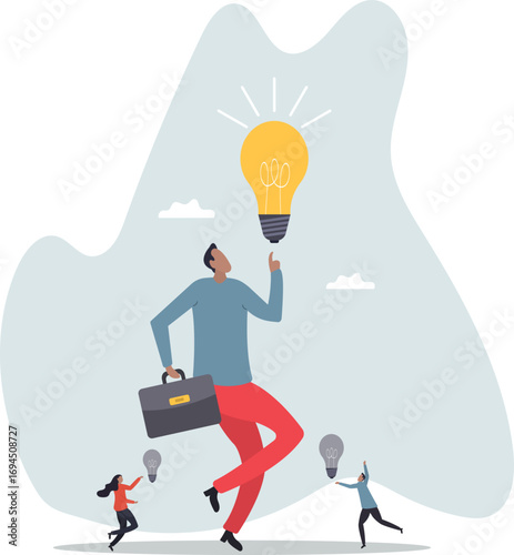 Solution expert solving problem or leader giving advise in meeting discussion, thinking for solution,about a man and his life.