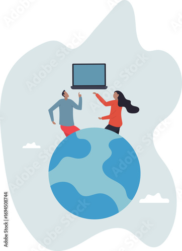 Work from anywhere around the world, remote working or freelance.about a man and his life.