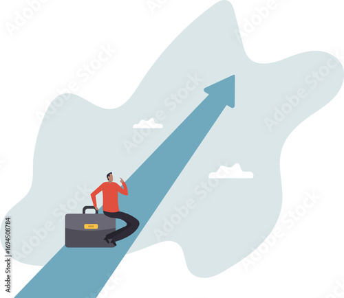 Finding purpose, objective and motivation to achieve goal, existential crisis to discover life meaning, business concept.about a man and his life.