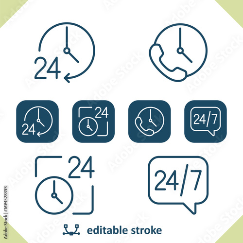 Around The Clock Icons