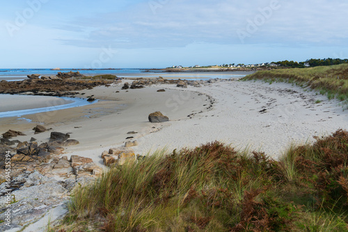 Beautiful coastline near Guisseny, Finistere, Brittany, France