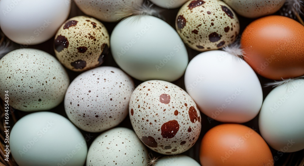 Obraz premium Assortment of eggs
