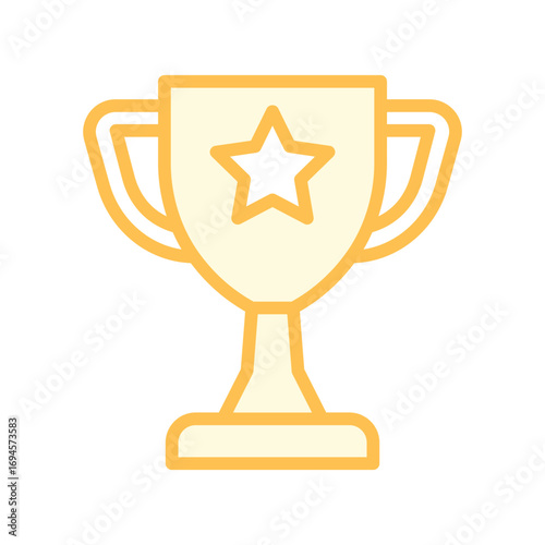 Loyalty Award duotone line icon , vector, pixel perfect, illustrator file 
