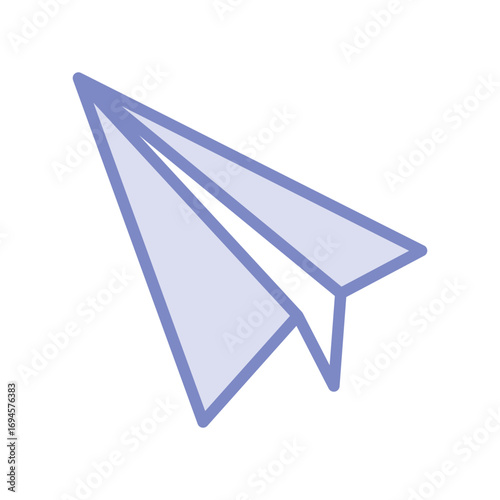 Paper Plane duotone line icon , vector, pixel perfect, illustrator file 
