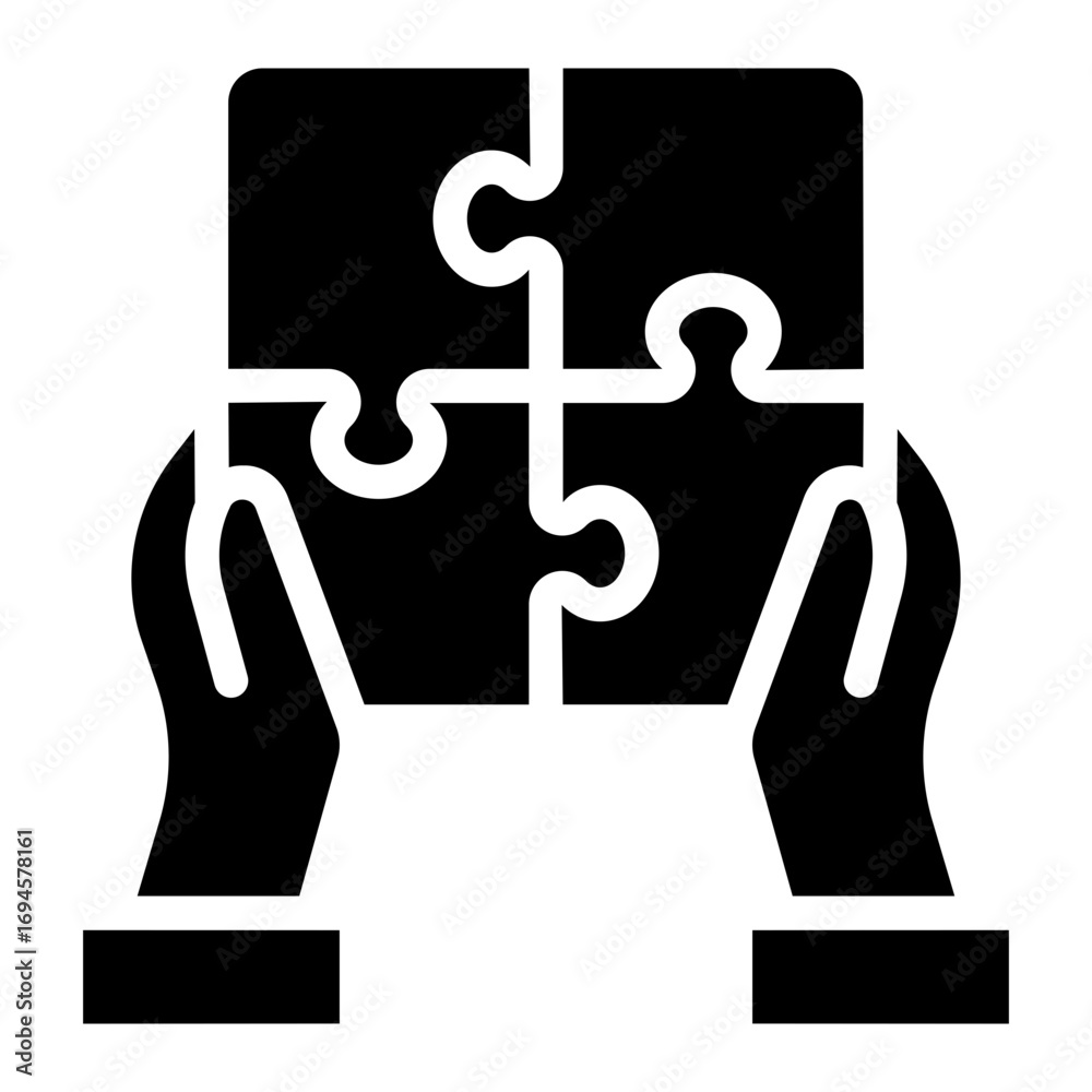Collaboration icon glyph style vector illustration Collaboration icon glyph style vector illustration