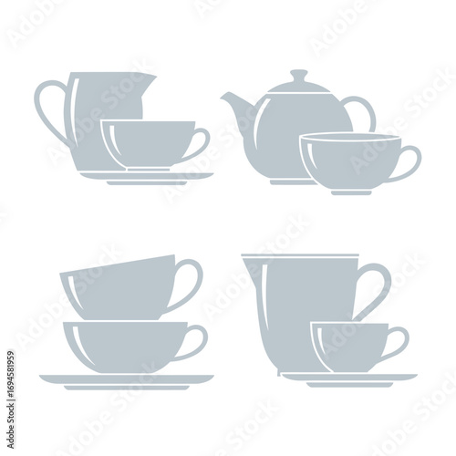 Elegant ceramic tea set collection for your kitchen and dining room