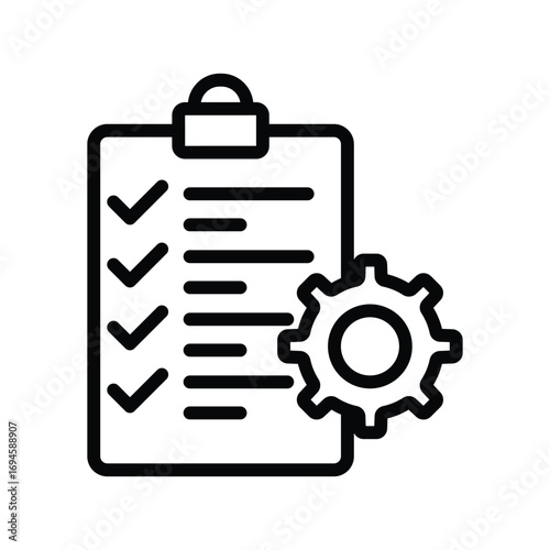 Project  line icon , vector, pixel perfect, illustrator fileProject 
