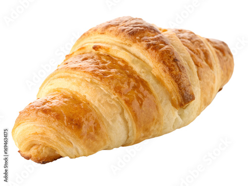 Croissant Isolated on Transparent Background