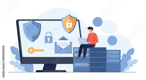 Digital security solutions for modern cybersecurity threats and data protection