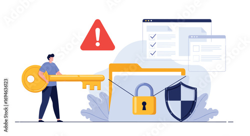 Securing digital assets with access keys and cybersecurity measures