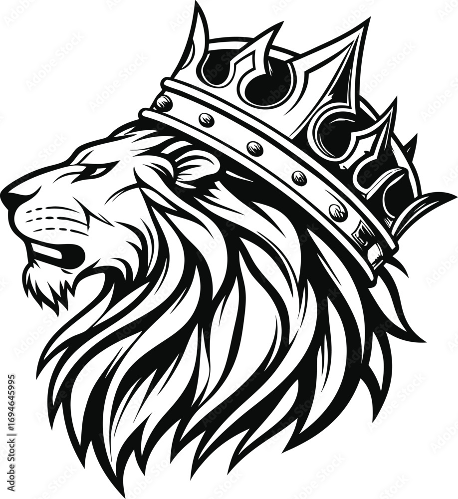 Fototapeta premium LION SVG VECTOR