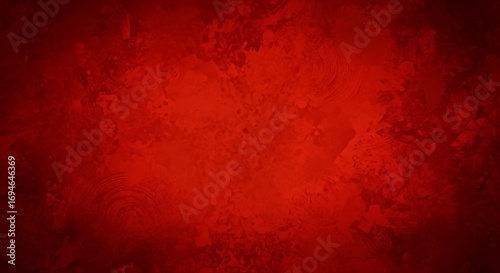 Dark red grunge texture background with distressed concrete effect and subtle vignette